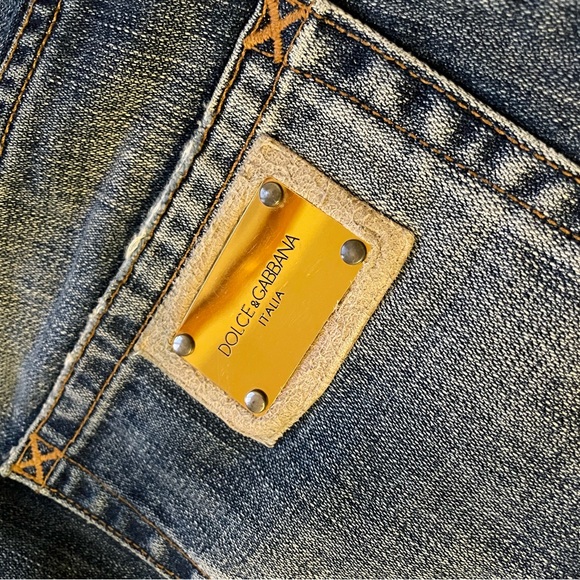 Dolce & Gabbana men’s jeans with rips size 44 - Picture 7 of 14